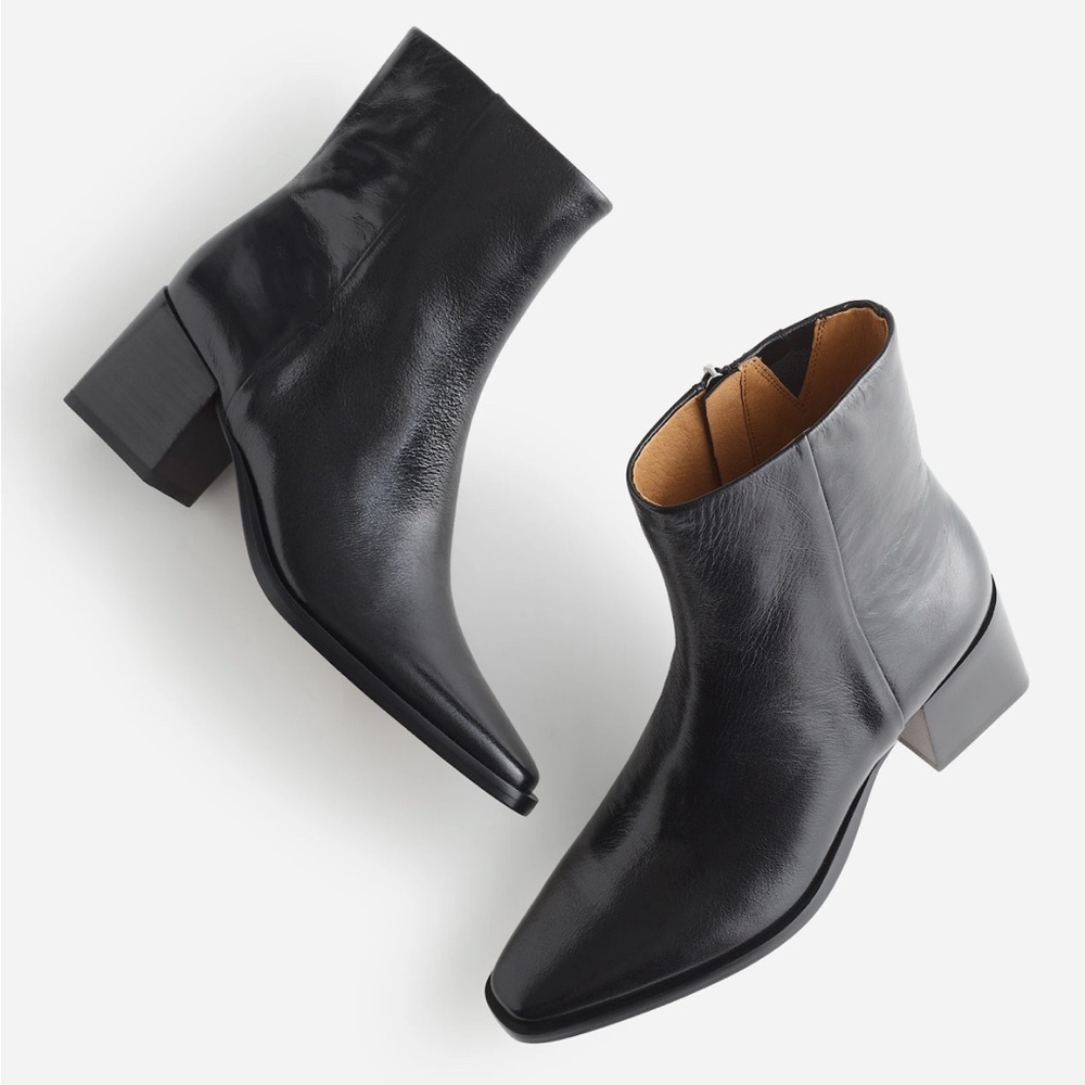 Madewell the ardin ankle boots leather $198 multiple sizes available!